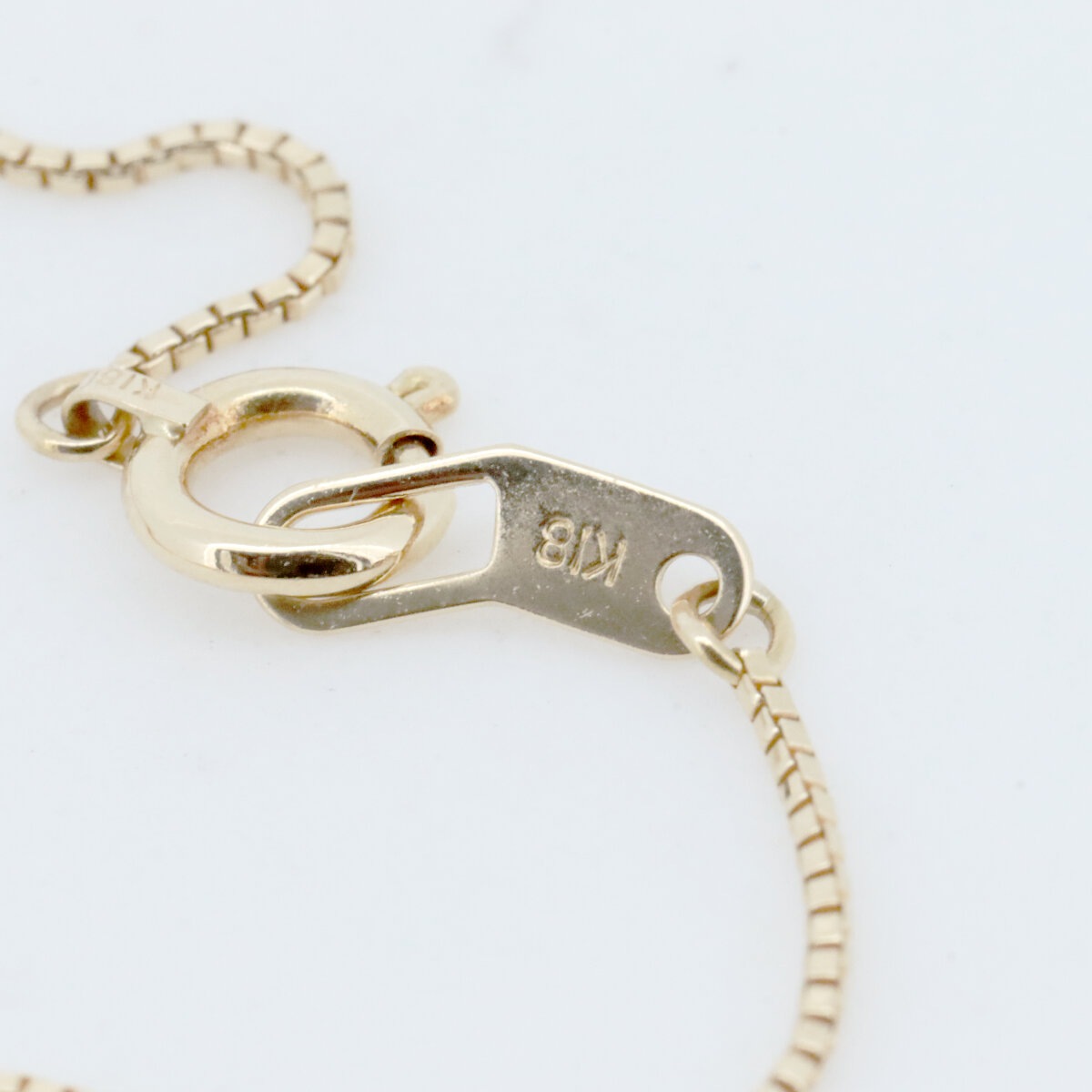 ダイヤモンド ネックレス 0.09ct K18YG(18金 イエローゴールド) 質屋出品 ダイヤモンド ネックレス 0.09ct K18YG(18金 イエローゴールド) 質屋出品