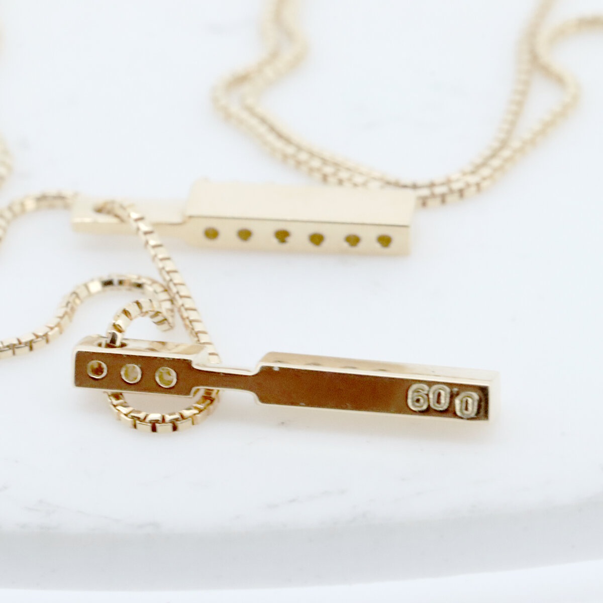 ダイヤモンド ネックレス 0.09ct K18YG(18金 イエローゴールド) 質屋出品 ダイヤモンド ネックレス 0.09ct K18YG(18金 イエローゴールド) 質屋出品