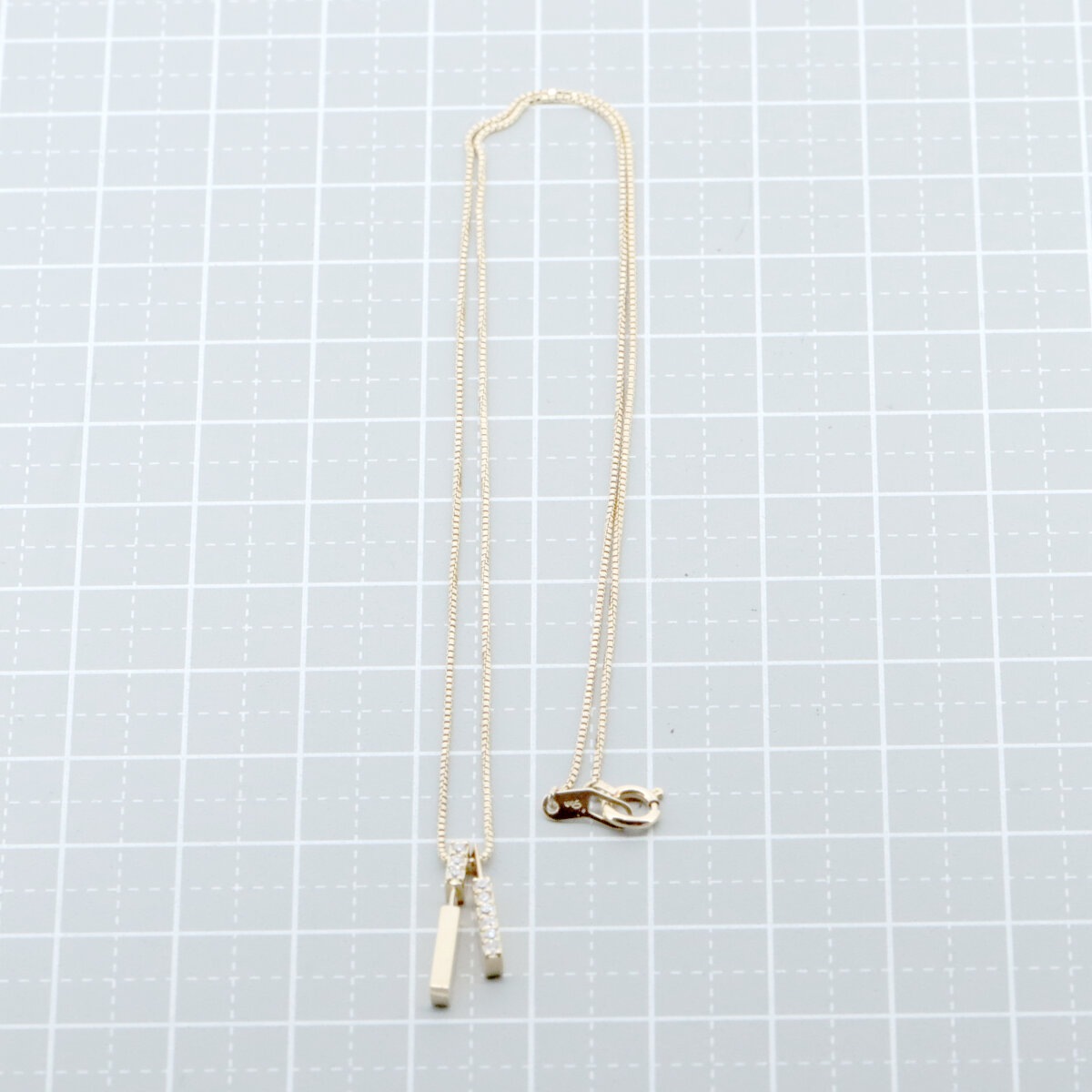 ダイヤモンド ネックレス 0.09ct K18YG(18金 イエローゴールド) 質屋出品 ダイヤモンド ネックレス 0.09ct K18YG(18金 イエローゴールド) 質屋出品