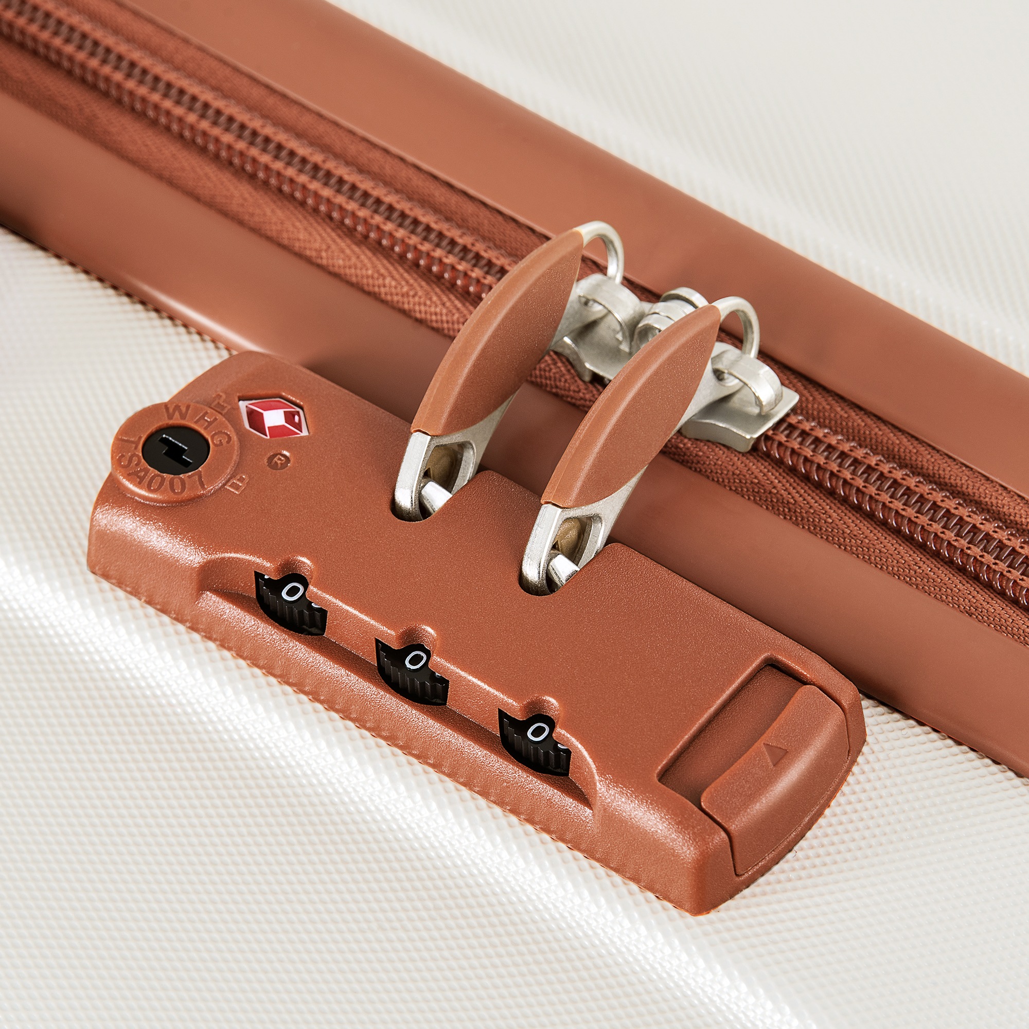 【国内出荷-送.料.無.料】スーツケースTSAロック搭載キャリーケース超軽量ファスナー式機内持込360度回転国際的人気色【一年安心保証】】(S,ベージュ+ブラウン)半鏡面キャリーバッグ~2 【国内出荷-送.料.無.料】スーツケースTSAロック搭載キャリーケース超軽量ファスナー式機内持込360度回転国際的人気色【一年安心保証】】(S,ベージュ+ブラウン)半鏡面キャリーバッグ~2