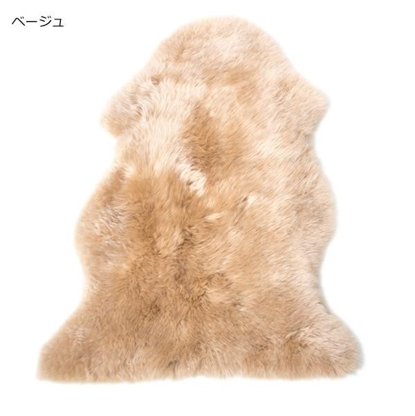 ムートンフリース 長毛タイプ 約58×85cm LWR00558 GY・グレー ムートンフリース 長毛タイプ 約58×85cm LWR00558 GY・グレー