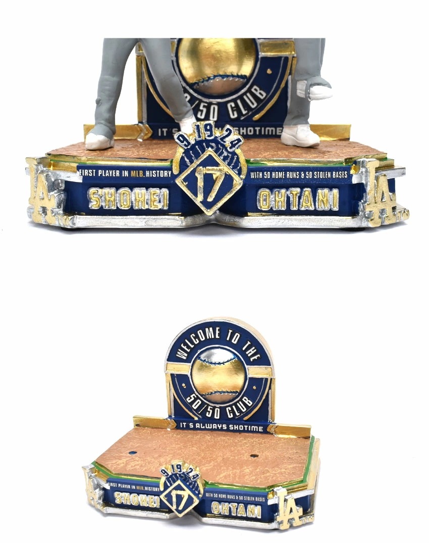 Shohei Ohtani Los Angeles Dodgers 50 Home Runs & 50 Stolen Bases Mini Bobblehead 人形 フィギュア 首振り 大谷翔平 選 Shohei Ohtani Los Angeles Dodgers 50 Home Runs & 50 Stolen Bases Mini Bobblehead 人形 フィギュア 首振り 大谷翔平 選