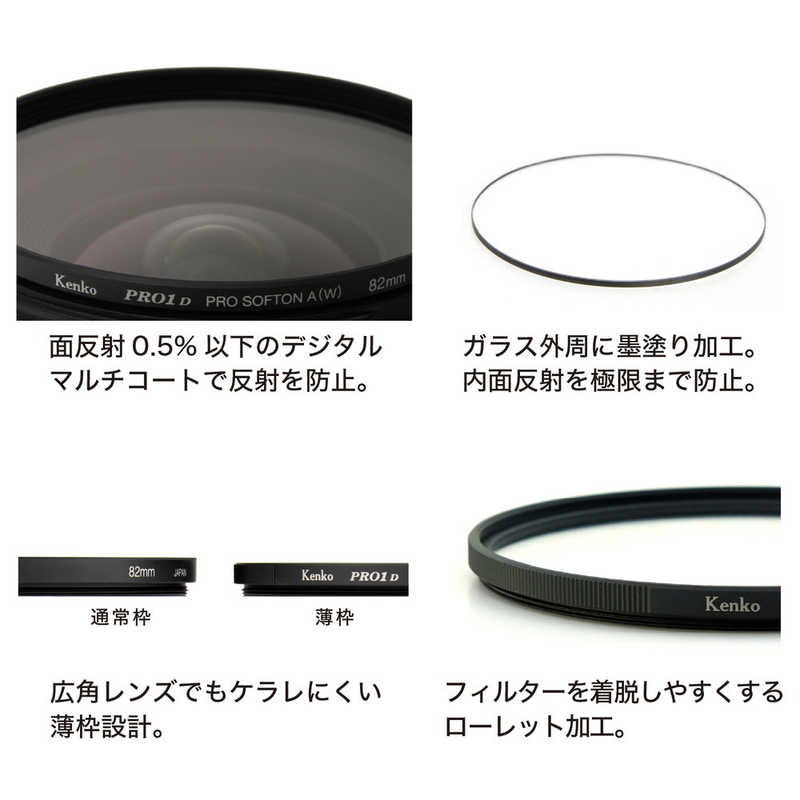 ケンコー　PRO1D プロソフトン［B］(W) 58mm　PRO1DPROSOFTB