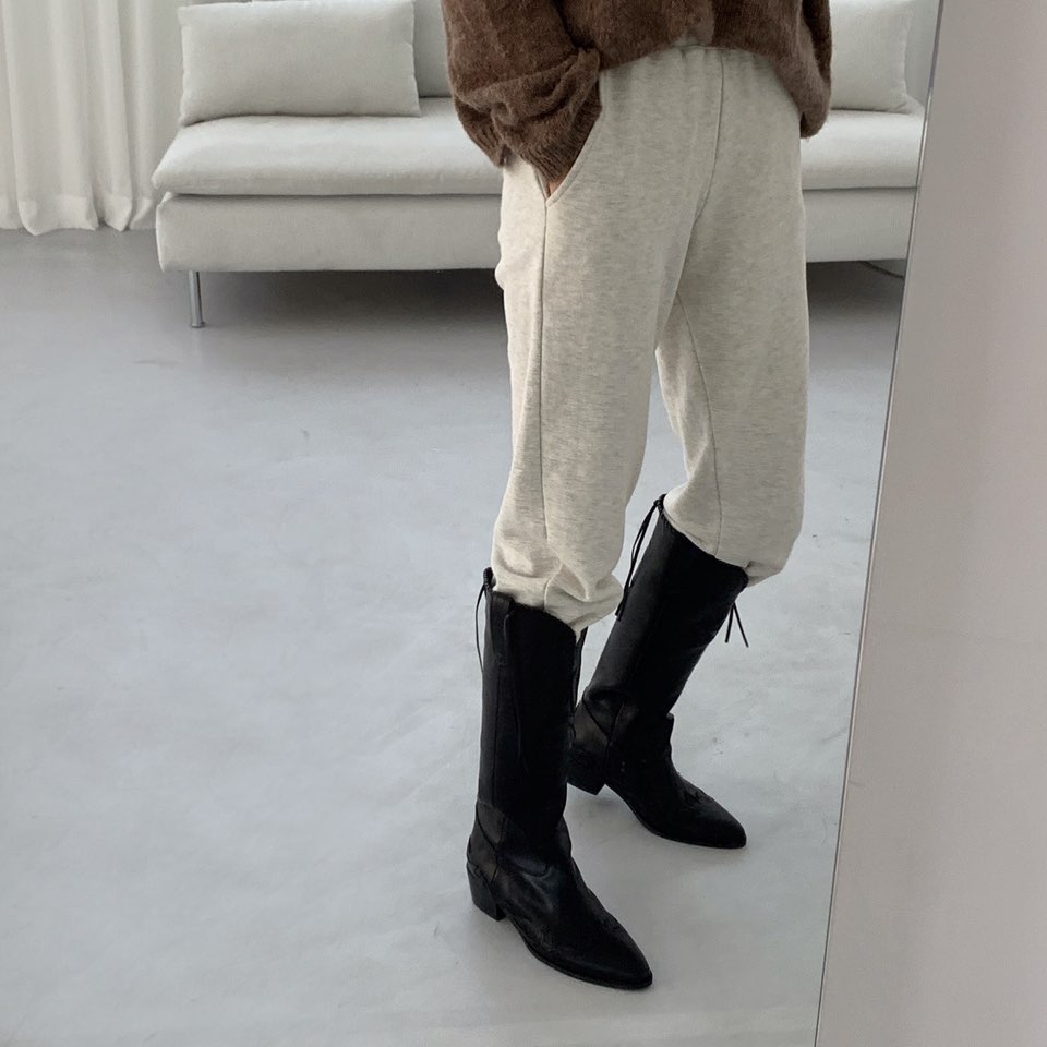 Cherrys Cake 韓国ウェスタンブーツ ファッション/ブラック Cherrys Cake 韓国ウェスタンブーツ ファッション/ブラック