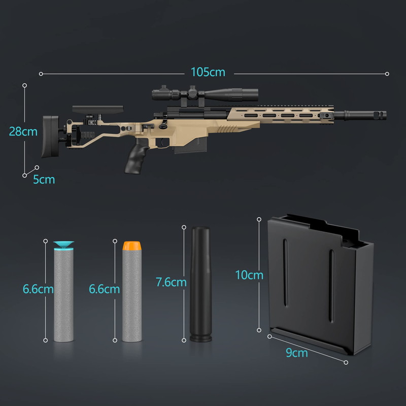 Qoo10] 狙撃銃風おもちゃ銃 スナイパーライフル