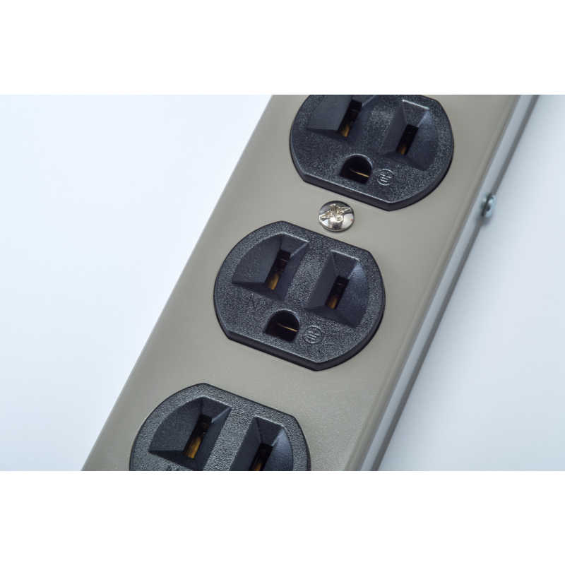 ファーゴ　STEEL TAP AC6個口 2M ［2.0m /6個口 /スイッチ付き(一括)］ ライトグレー　CT620LGY