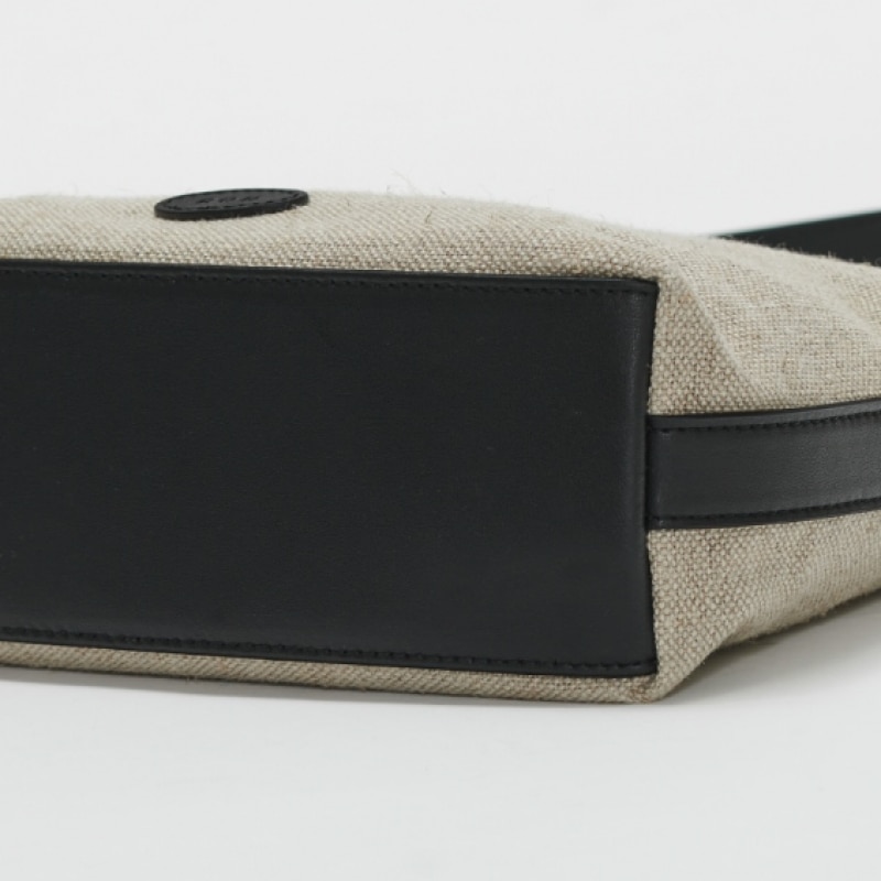 LowSeoul ミニパルピーホーボーバッグジュートブラック LowSeoul ミニパルピーホーボーバッグジュートブラック