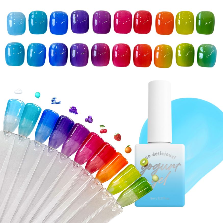 【 YOGURTNAIL】 Chewing gum Syrup [SET] - チューインガムカラーのシロップジェル 夏ネイル [10色 セット] S94-S103