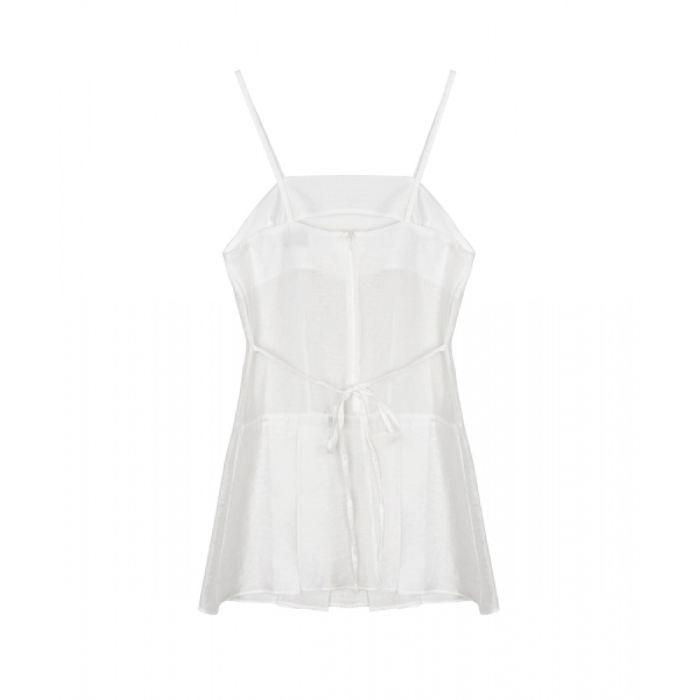 ニック&ニコールシアーレイヤードストラップドレス_ホワイト ニック&ニコールシアーレイヤードストラップドレス_ホワイト