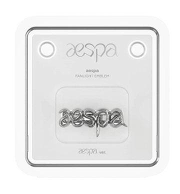 Qoo10] SMエンターテインメント 【公式】aespaペンライトエンブレム