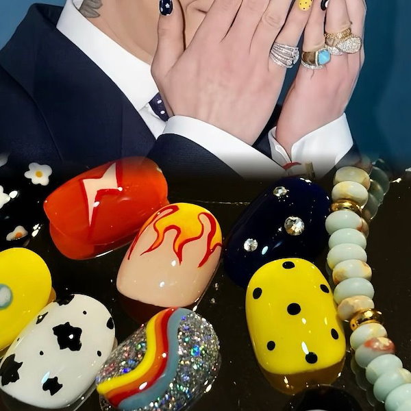 Qoo10] [急速出荷]g-dragonネイルシール