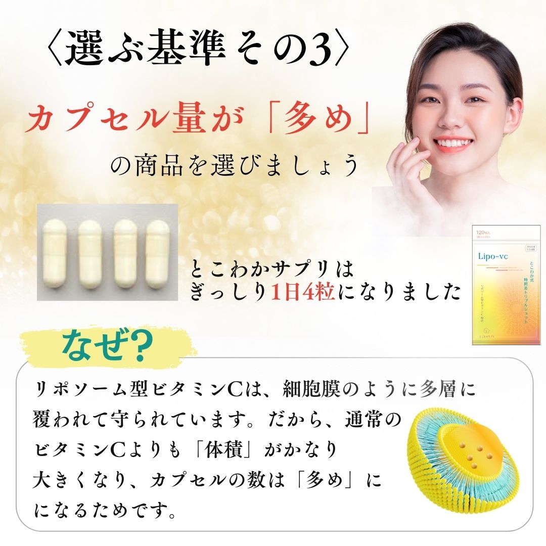 10個セット 【リポソームビタミンCをしっかり配合】とこわか式時間差トリプルショット 高濃度 ビタミンC サプリ 1,000mg リポソームビタミンC 30日分 120粒入 即 10個セット 【リポソームビタミンCをしっかり配合】とこわか式時間差トリプルショット 高濃度 ビタミンC サプリ 1,000mg リポソームビタミンC 30日分 120粒入 即