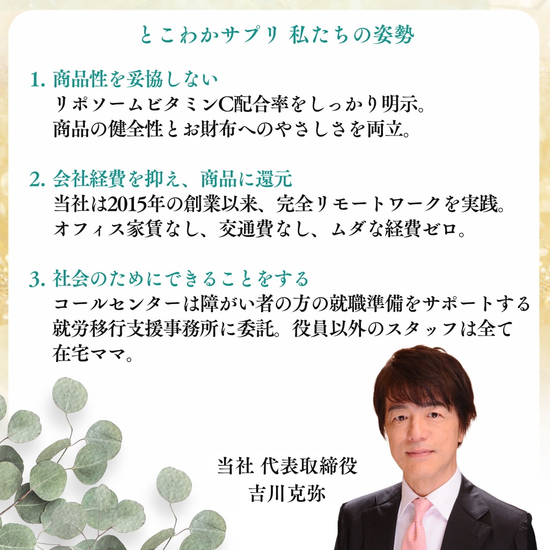 10個セット 【リポソームビタミンCをしっかり配合】とこわか式時間差トリプルショット 高濃度 ビタミンC サプリ 1,000mg リポソームビタミンC 30日分 120粒入 即 10個セット 【リポソームビタミンCをしっかり配合】とこわか式時間差トリプルショット 高濃度 ビタミンC サプリ 1,000mg リポソームビタミンC 30日分 120粒入 即