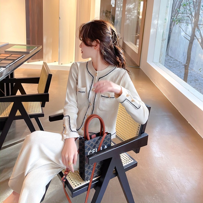 パンツ ボトムス ニット カーディガン セットアップ レディース ロングパンツ ワイドパンツ ロング フルレングス 長袖 ラウンドネック ノーカラー ワイド フレア ポケット 前開き 大人可愛い