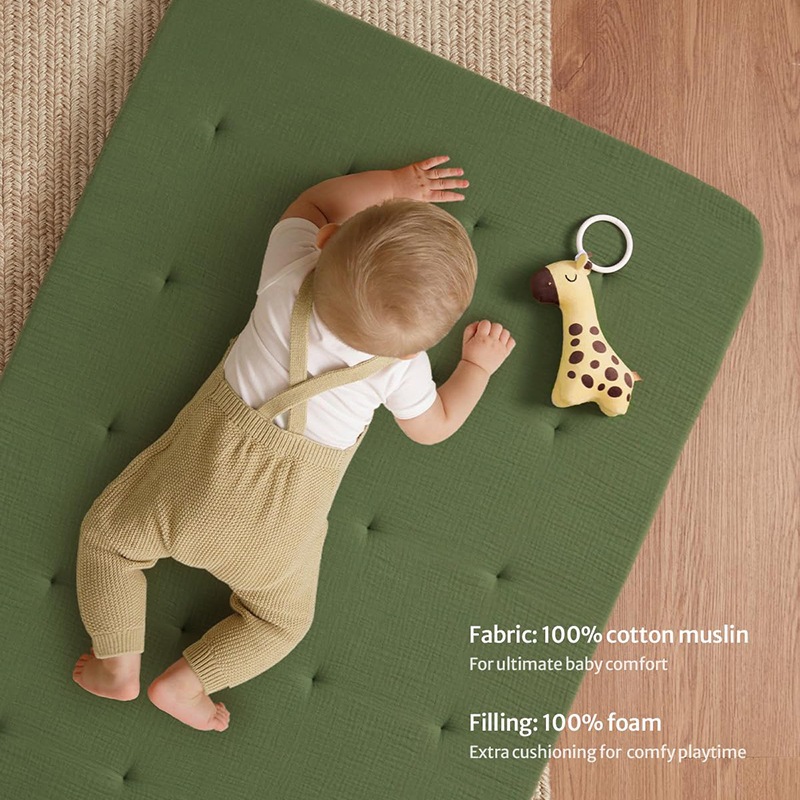 Maibeibi Square肥厚した幼児活動フィットネススタンド新生児パズルトイトイプレイマットクロールマット