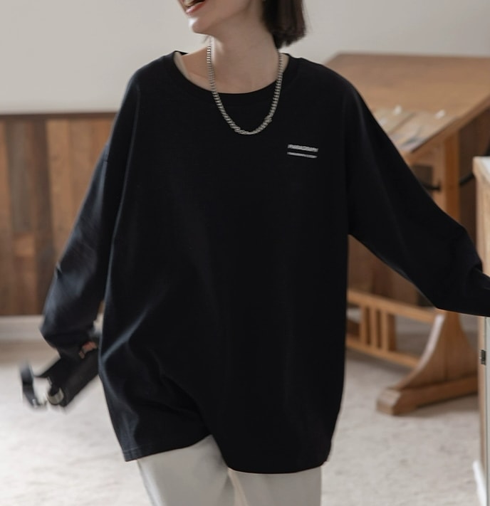 プリントTシャツ 長袖 ゆったり トップス カットソー フレアワンピース レギュラー丈 Uネック ルーズ スリム 細身 ストレート ワイド Aライン 裾ワイド かわいい 大人可愛い シンプル プリントTシャツ 長袖 ゆったり トップス カットソー フレアワンピース レギュラー丈 Uネック ルーズ スリム 細身 ストレート ワイド Aライン 裾ワイド かわいい 大人可愛い シンプル