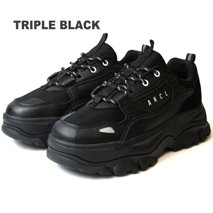 厚底スニーカー レディース URBAN OVER SOLE AKC0068 オーバーソール ダッドスニーカー 韓国 厚底 ダッド系 ボリュームスニーカー アキクラ チャンキーシューズ