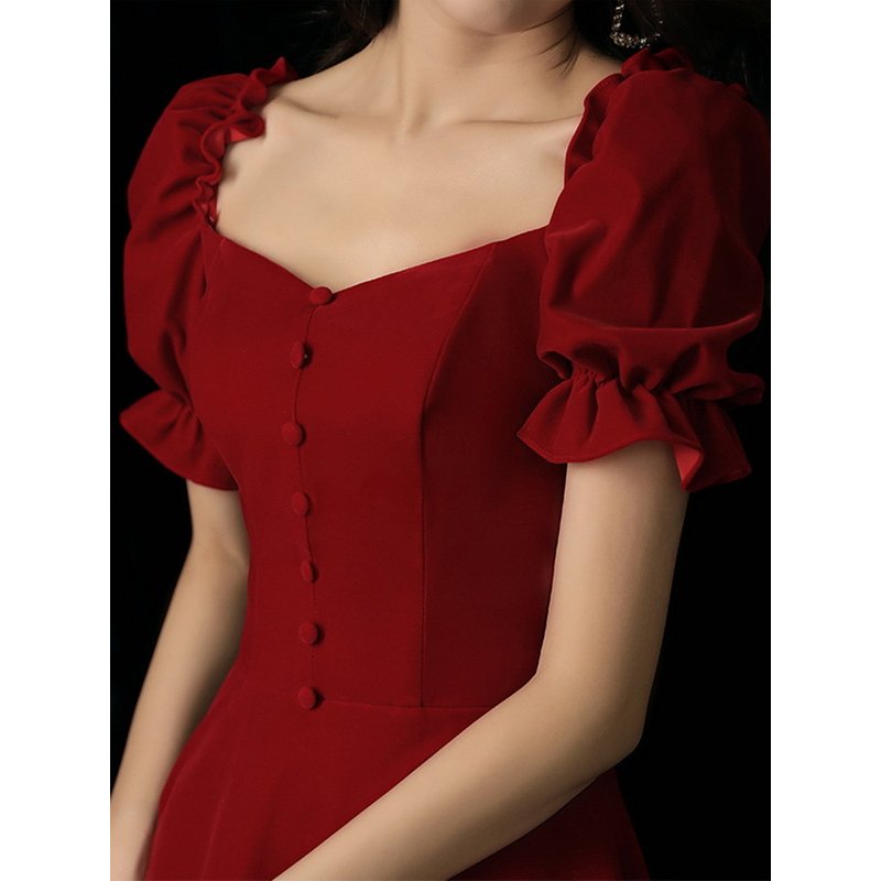 新品パーティードレス ワンピース ウェディングドレス 結婚式 成人式 パーティー 可愛い秋冬 オフシ mulan778.net