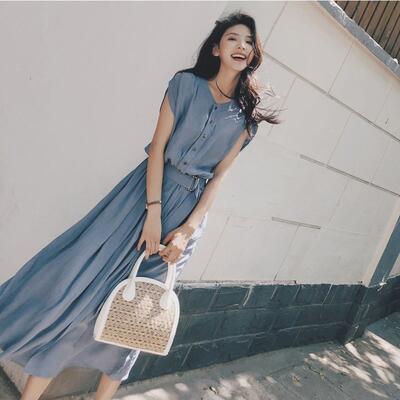 黒 ワンピース きれいめ フレンチ ドレス ロング丈 シャツ ワンピ ロングワンピース ゆったり 体型カバー ノースリーブ カジュアル レディース ウエストマーク こなれ感 イエロー ブルー ブラック 黒 ワンピース きれいめ フレンチ ドレス ロング丈 シャツ ワンピ ロングワンピース ゆったり 体型カバー ノースリーブ カジュアル レディース ウエストマーク こなれ感 イエロー ブルー ブラック