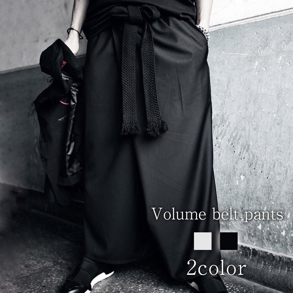 ワイドパンツ メンズ ボリュームベルトパンツ 冬 デニムワイド 暖かい 夏 バギーパンツ 大きいサイズ ボア おすすめ パンツ 高身長 デニム ガウチョパンツ あったか ハイウエスト 秋 サルエルパン