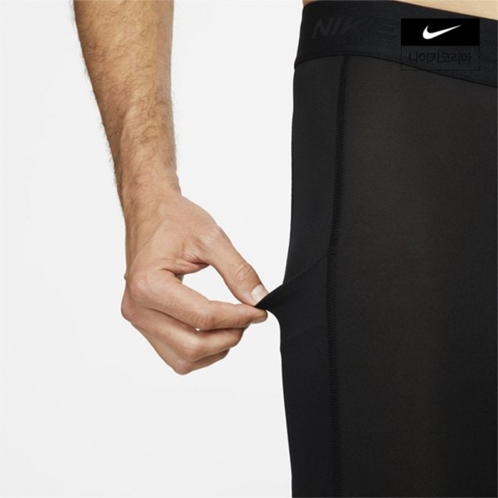 メンズナイキプロドライフィットフィットネスタイツ FB7953-010
