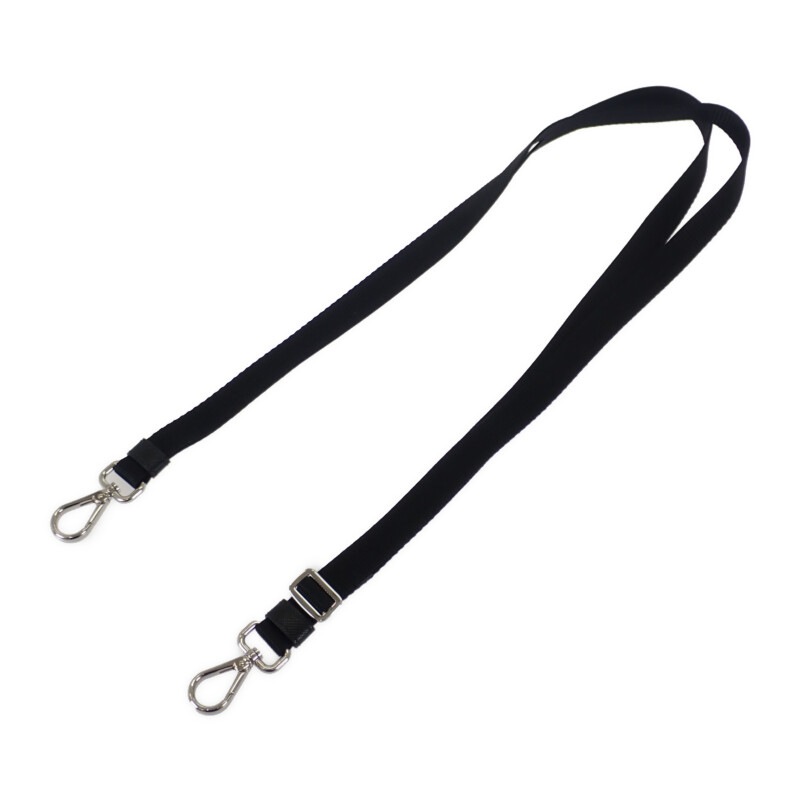 ミニポーチ Re-Nylon 2ZT0222DMHF0002 ショルダーバッグ サフィアーノ ナイロン ブラック レディース【Aランク】