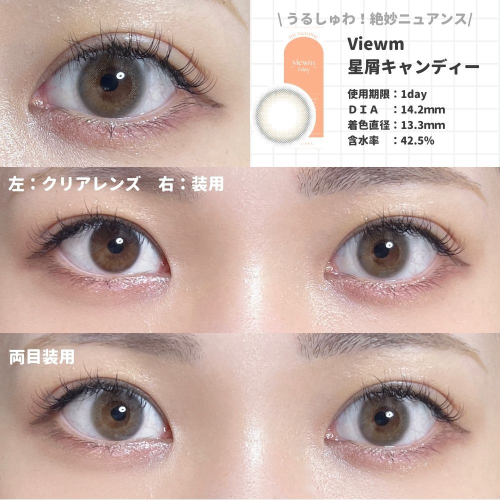 ワンデー ワンデー 本田翼 1day 10枚 14.2mm ワンデーカラコン カラーコンタクト カラーコンタ