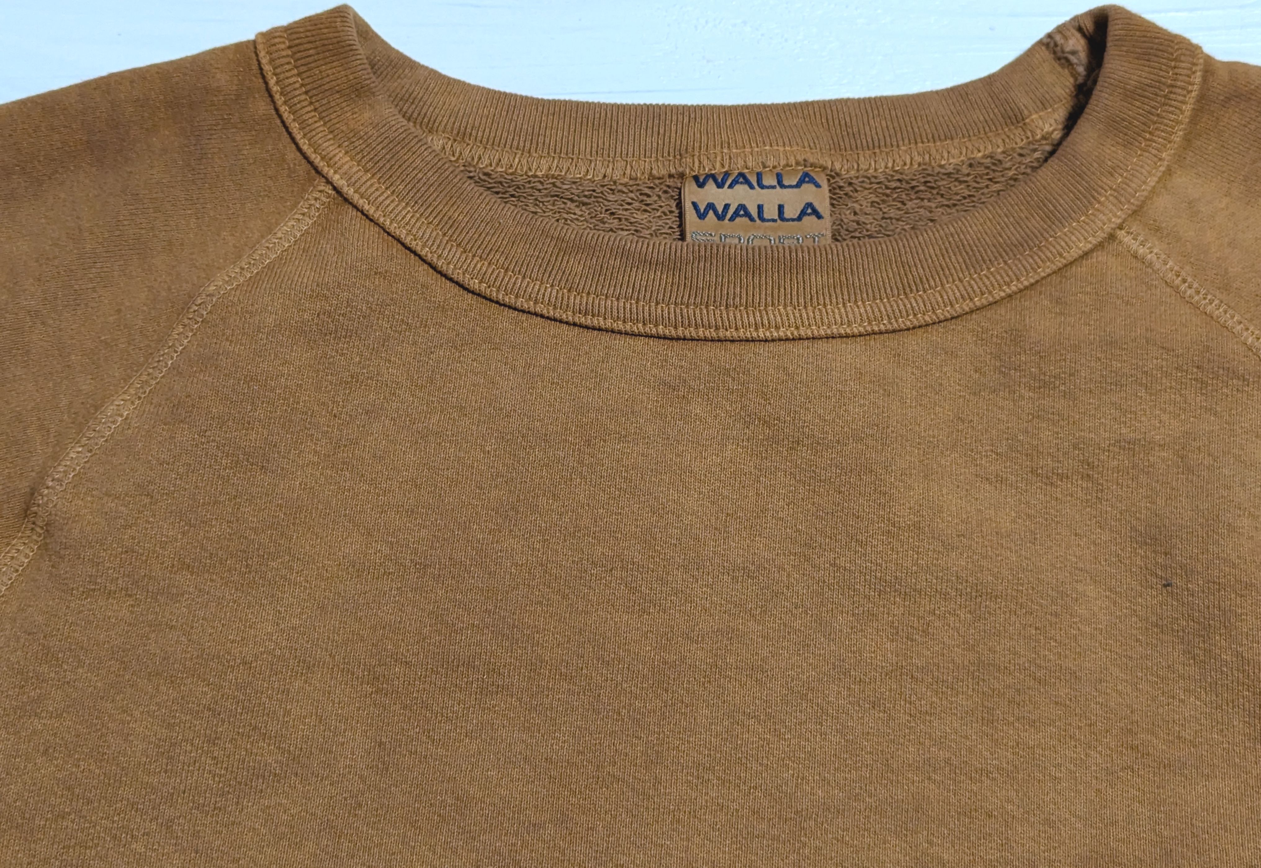 ピグメント ダイ 13オンス クルー タバコ メンズ スウェットシャツ 日本製 PIGMENT DYE 13oz CREW TOBACCO 043