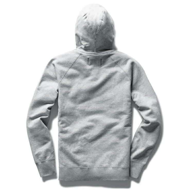 Lightweight Terry Pullover Hoodie S HEATHER GREY #RC-3529