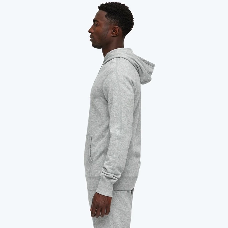 Lightweight Terry Pullover Hoodie S HEATHER GREY #RC-3529
