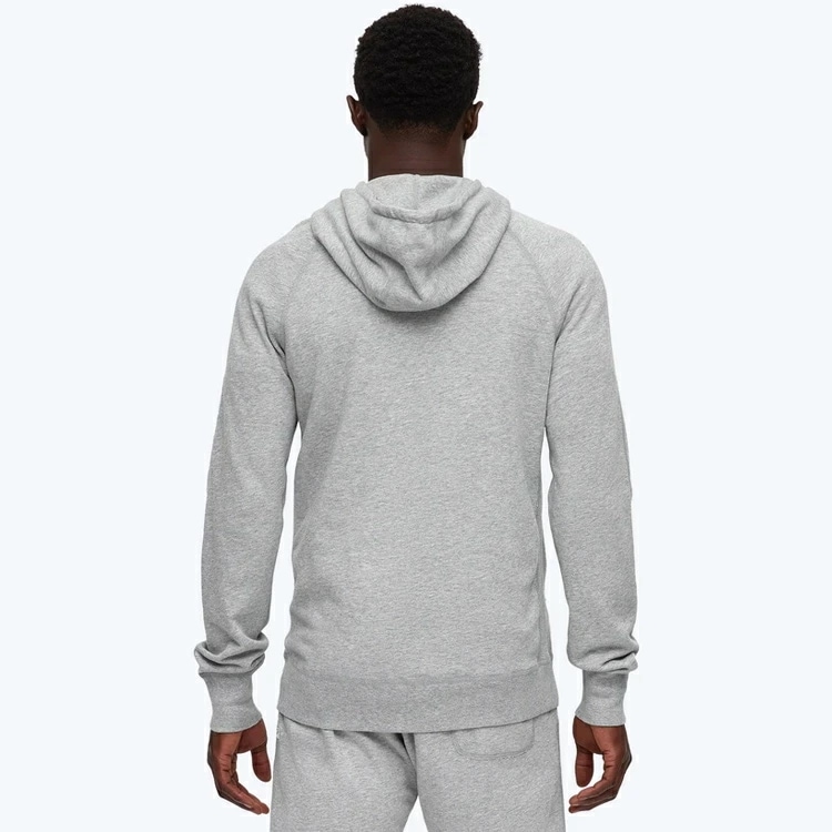 Lightweight Terry Pullover Hoodie S HEATHER GREY #RC-3529
