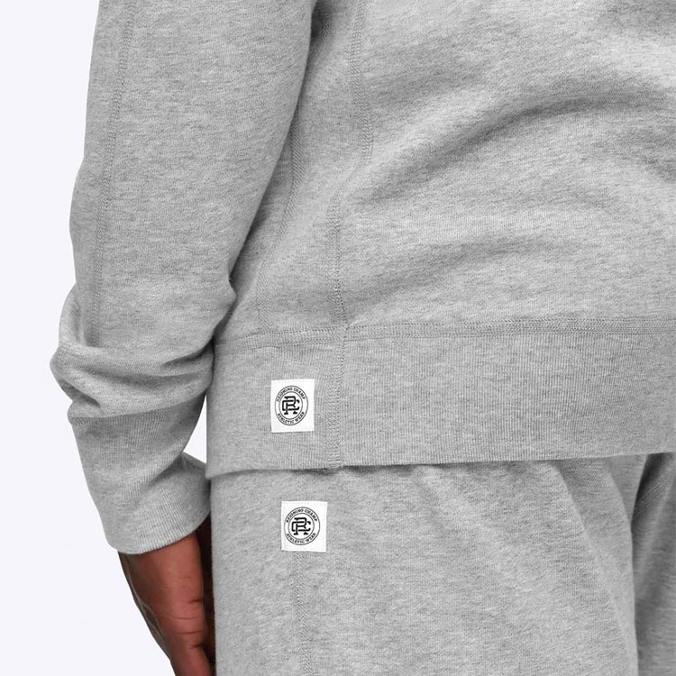 Lightweight Terry Pullover Hoodie S HEATHER GREY #RC-3529