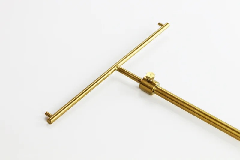 納期21日高品質金属 t 字型シルバーゴールド多機能テーブルデスク収納棚ジュエリー絹のスカーフネクタイ表示調整可能な高さ