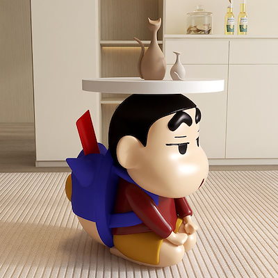 クレヨンしんちゃん　ぶりぶりざえもん　サイドテーブル 50cm クレヨンしんちゃん ぶりぶりざえもん サイドテーブル 50cm