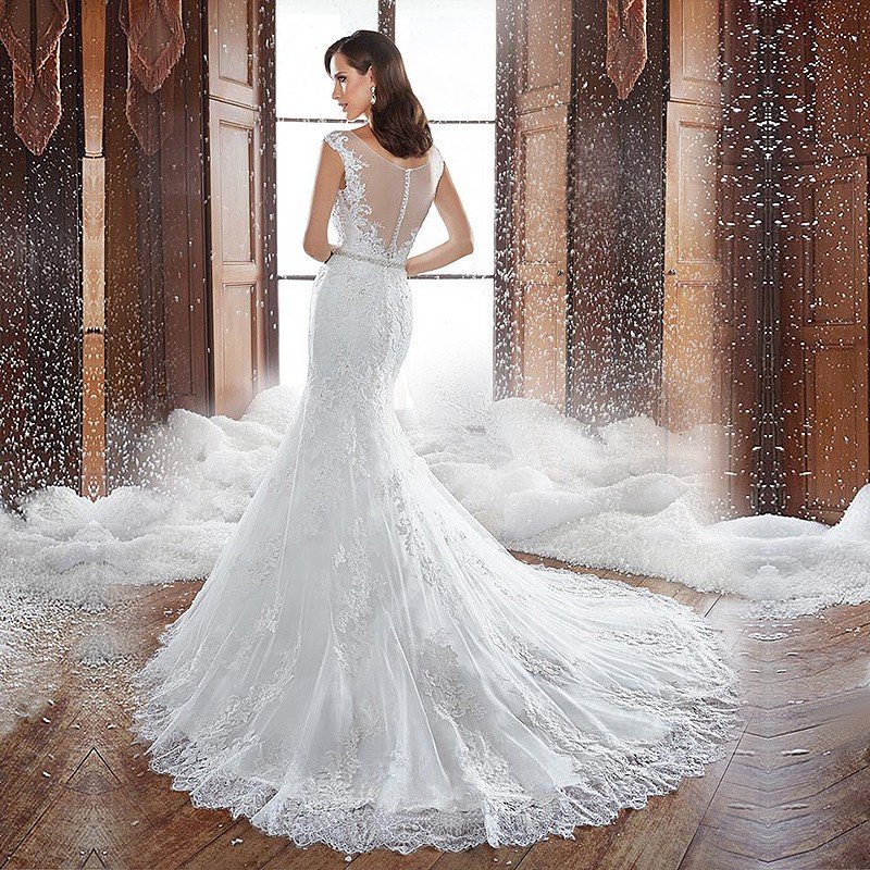 マーメイドドレス ロング 花嫁 ウエディングドレス 安い ロングドレス 結婚式 ブライダル ウェディングドレス マーメイドライン 二次会 サッシュベルト