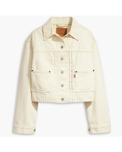 [リーバイス] デニムジャケット テーラード 90S TRUCKER ジャケット レディース BARELY FREEZING