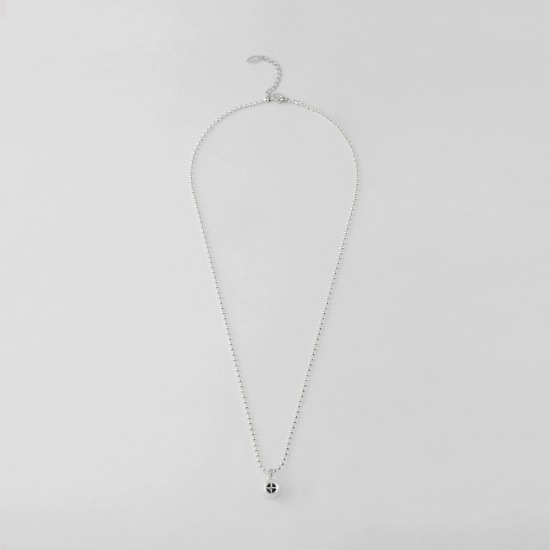 [NONENON]BTSジミン着用セット構成ボールチェーンロゴペンダントネックレス BILLIARD NEC + BIG BILLIARD NEC