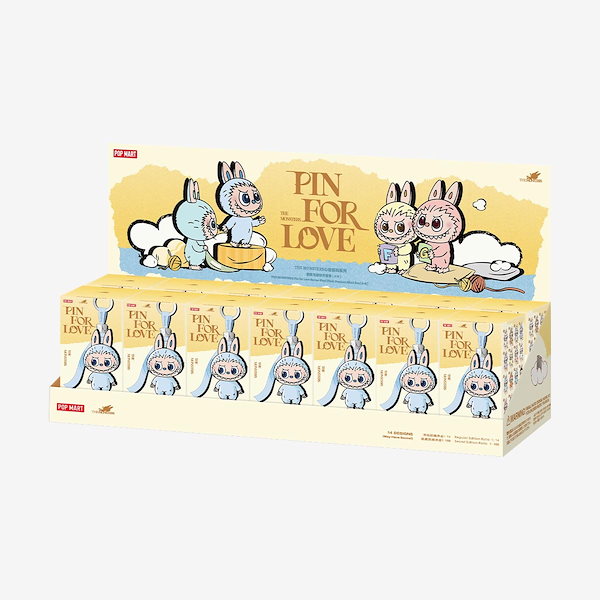 ラブブ LABUBU PIN FOR LOVE ポップマート ぬいぐるみ 【T】 Pop Mart Labubu The Monsters Pin for Love Series 