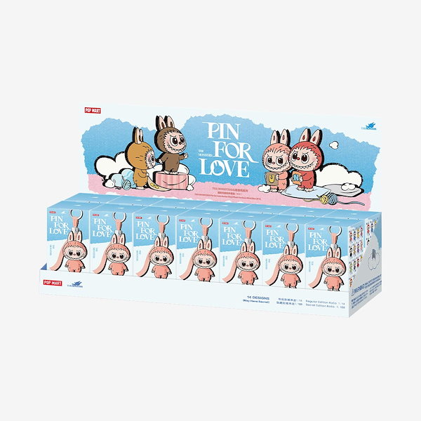 ラブブ LABUBU PIN FOR LOVE ポップマート ぬいぐるみ 【L】 Qoo10] LABUBU Pin For Love 30TYPE!