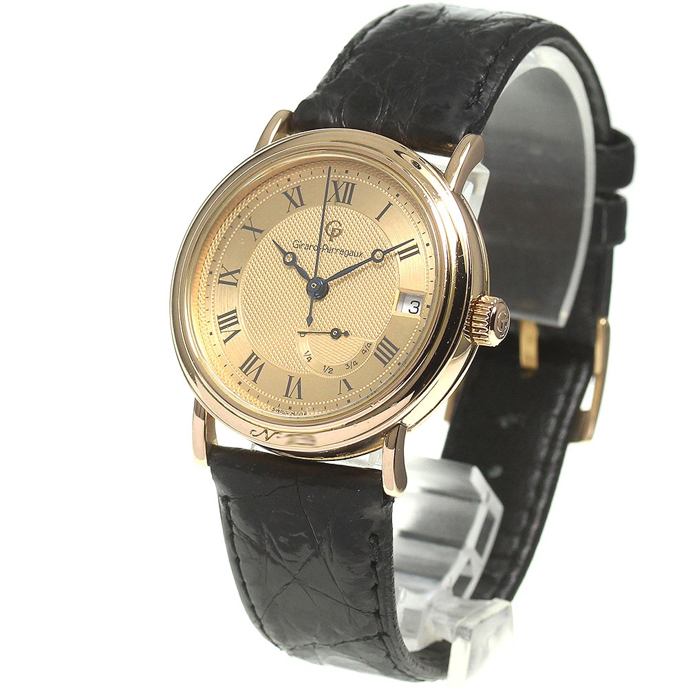 ジラール・ペルゴ GIRARD PERREGAUX 4794 クラシック K18PG パワーリザーブ 自動巻き メンズ _812313【中古】 ジラール・ペルゴ GIRARD PERREGAUX 4794 クラシック K18PG パワーリザーブ 自動巻き メンズ _812313【中古】