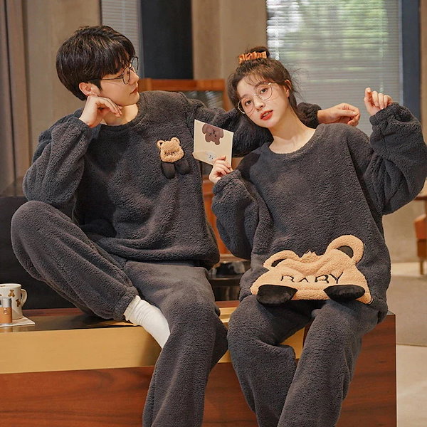 Qoo10] 人気沸騰 パジャマ カップルペアルック