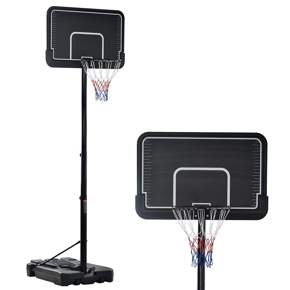 バスケットゴール &ミニバス対応 8段階高さ調節 200-305cm 移動可 工具付き ゴールネット バックボード リング ミニバス 一般用 屋外用GG3025 Black SteelG60 バスケットゴール &ミニバス対応 8段階高さ調節 200-305cm 移動可 工具付き ゴールネット バックボード リング ミニバス 一般用 屋外用GG3025 Black SteelG60