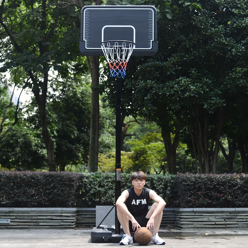バスケットゴール &ミニバス対応 8段階高さ調節 200-305cm 移動可 工具付き ゴールネット バックボード リング ミニバス 一般用 屋外用GG3025 Black SteelG60 バスケットゴール &ミニバス対応 8段階高さ調節 200-305cm 移動可 工具付き ゴールネット バックボード リング ミニバス 一般用 屋外用GG3025 Black SteelG60