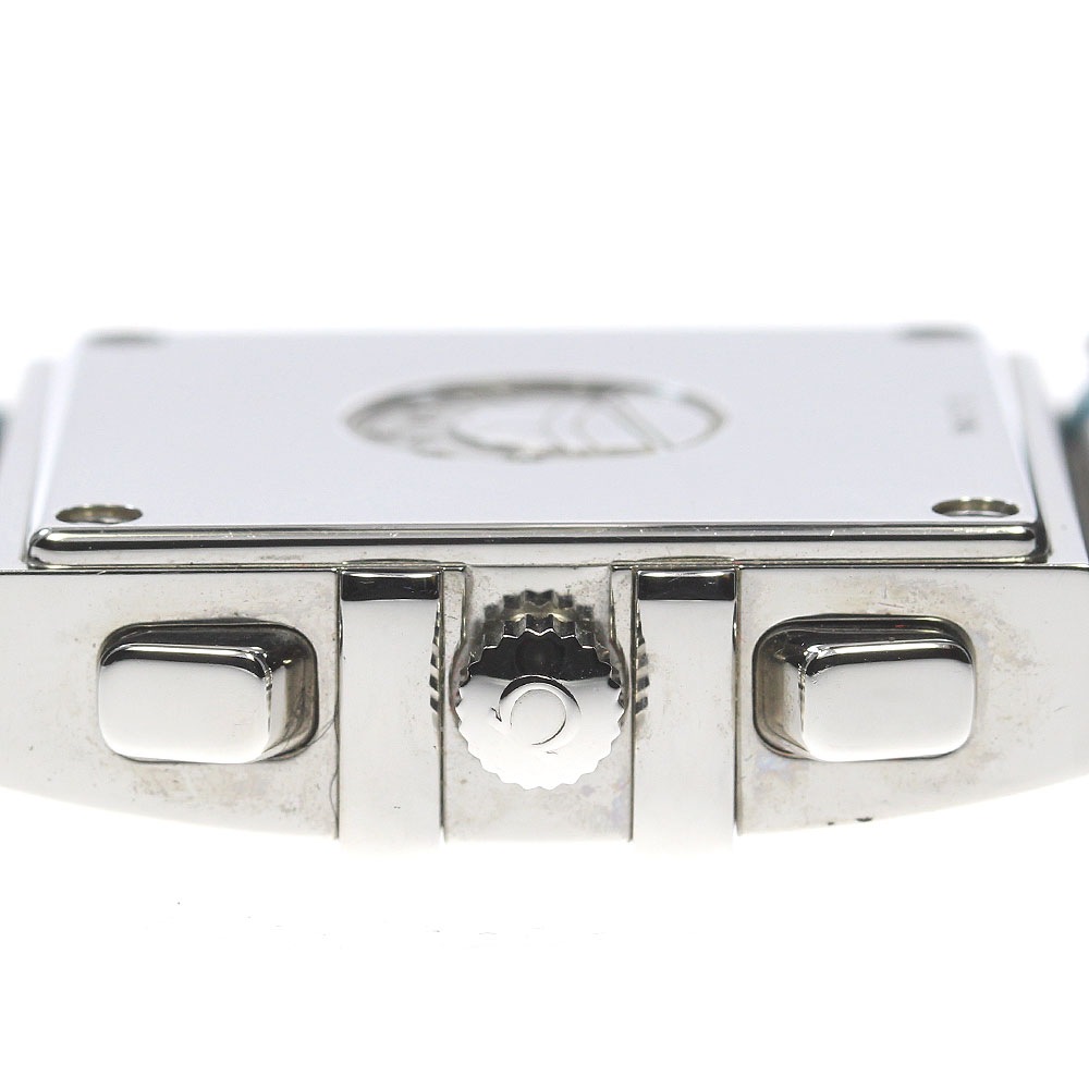 オメガ OMEGA 1841.76.61 コンステレーション クアドラ 4Pダイヤ クロノグラフ クォーツ レディース 箱・保証書付き_831650【中古】