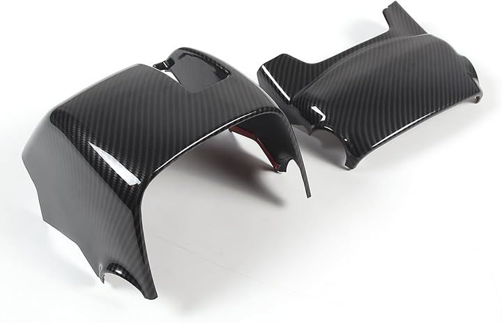 トヨタ GR86 ZN8 スバル BRZ ZD8 2022 2023に対応 ハンドルカバー ステアリングホイールカバー インテリアパネル 保護カバー ステアリングパネル (カーボン柄)