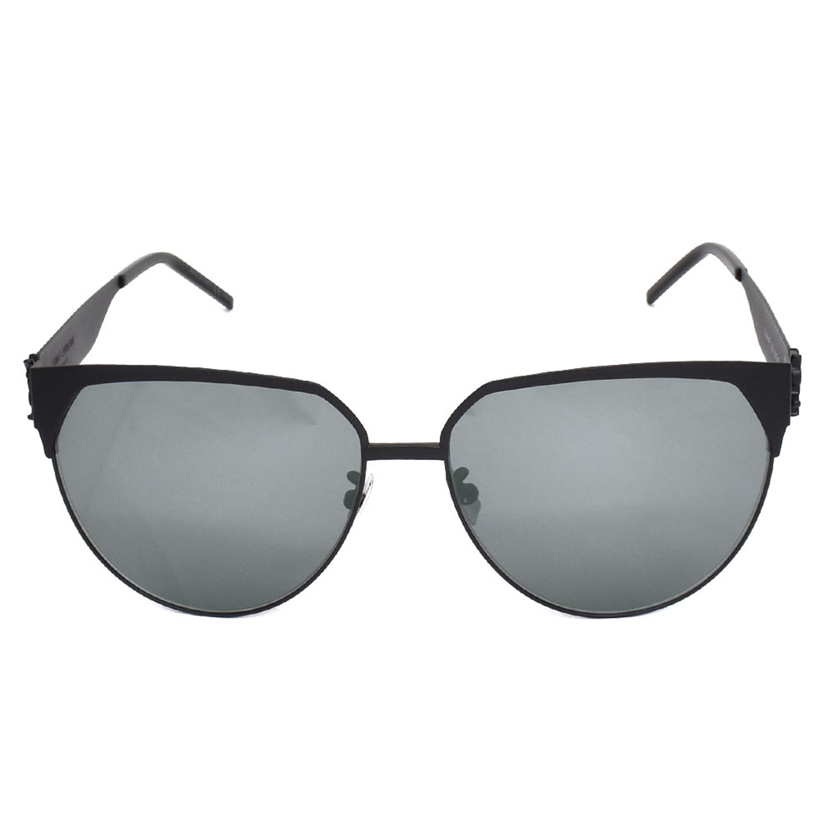 サングラス アジアンフィット マット UVカット SL M43F 002 メンズ レディース ユニセックス ブラック+シルバー サングラス アジアンフィット マット UVカット SL M43F 002 メンズ レディース ユニセックス ブラック+シルバー