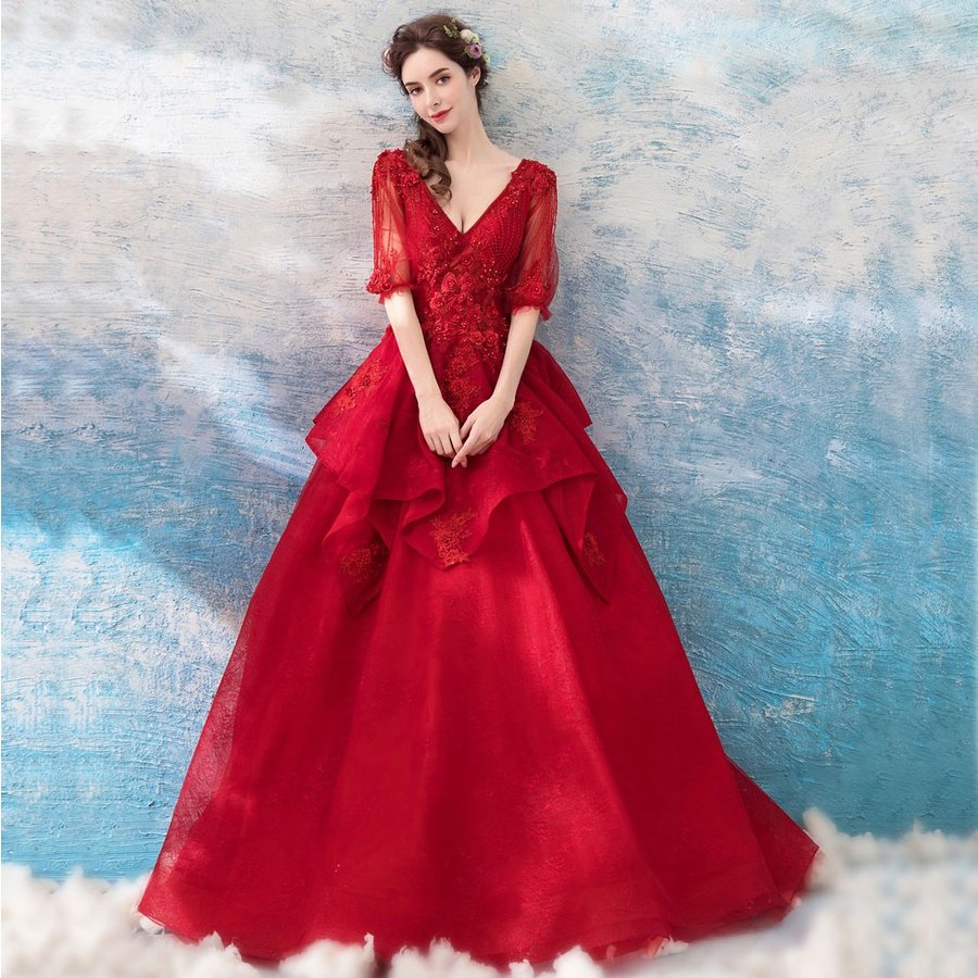 ロングドレス 演奏会用 カラードレス 安い パーティードレス 結婚式 エンパイア 二次会 ウエディングドレス プリンセスライン ピアノ 発表会 ステージ衣装 カラードレス 演奏会用ロングドレス 安い 演奏会 コンサート 結婚式