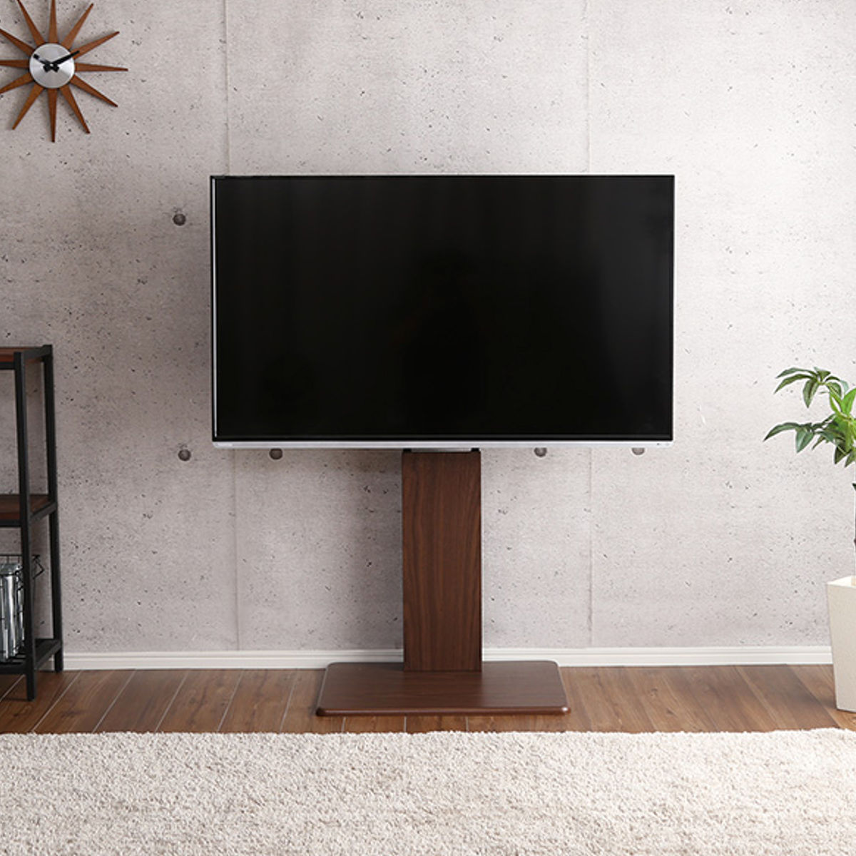 TVスタンド ロータイプ 60インチ対応 壁寄せ テレビ台 WAT TV台 テレビスタンド テレビボード TVボード ＴＶスタンド 壁よせ 高さ調節 TVラック テレビラック 壁 壁面 ラック
