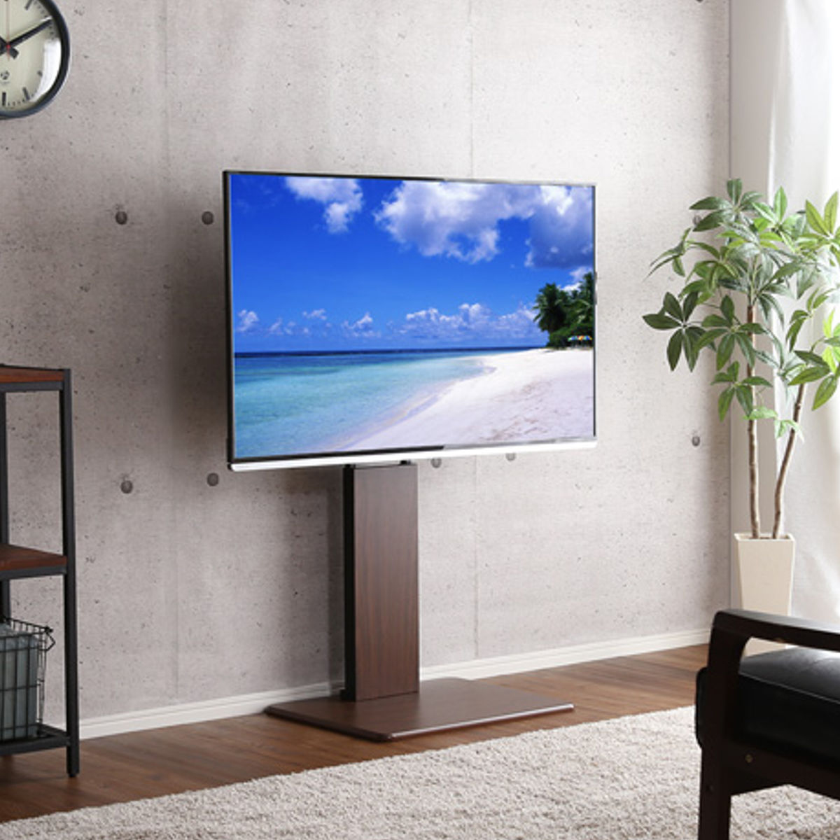 TVスタンド ロータイプ 60インチ対応 壁寄せ テレビ台 WAT TV台 テレビスタンド テレビボード TVボード ＴＶスタンド 壁よせ 高さ調節 TVラック テレビラック 壁 壁面 ラック