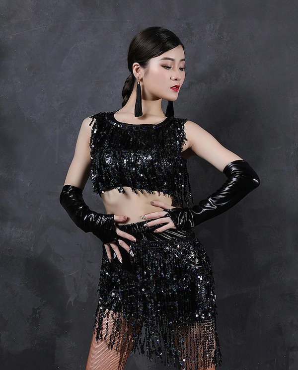 Qoo10] ステージ衣装 ベリーダンス フリンジスカ